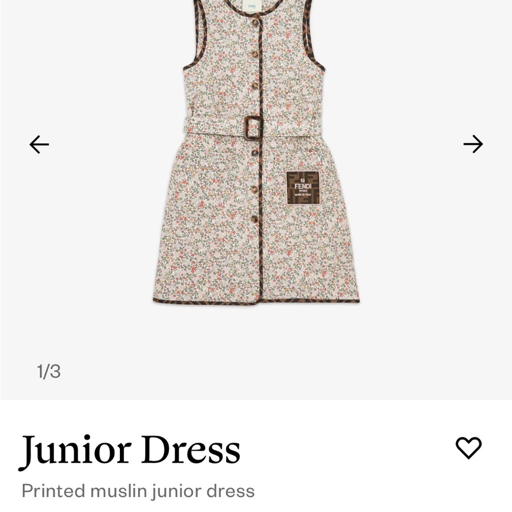 Floral Fendi Dress